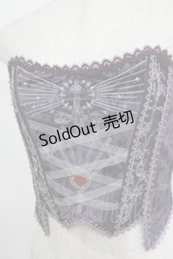 画像4: Mademoiselle Pearl（海外ロリータブランド） / The Sword Of Maria Corset S パープル H-25-06-29-1047-PU-TO-NS-ZH