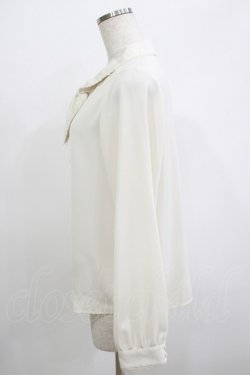 画像2: Fi.n.t / ピコレース使いプチボウタイブラウス Free off white H-25-06-29-1048-CA-BL-NS-ZH
