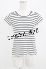 Fi.n.t / ボーダーTシャツ Free BLACK H-25-06-29-1061-CA-TS-NS-ZH