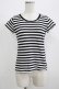 画像1: Fi.n.t / ボーダーTシャツ Free BLACK H-25-06-29-1061-CA-TS-NS-ZH (1)