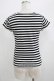 画像3: Fi.n.t / ボーダーTシャツ Free BLACK H-25-06-29-1061-CA-TS-NS-ZH (3)
