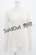 F&A / 袖口飾り編みリブニットプルオーバー Free IVORY H-25-06-29-1063-LO-TO-NS-ZT385