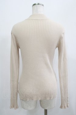画像3: F&A / 袖口飾り編みリブニットプルオーバー Free IVORY H-25-06-29-1063-LO-TO-NS-ZH