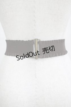 画像2: axes femme / カメオバックルゴムベルト Free ブラウン H-25-06-29-1070-AX-ZA-NS-ZH