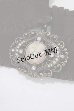 画像3: axes femme / カメオバックルゴムベルト Free ブラウン H-25-06-29-1070-AX-ZA-NS-ZH