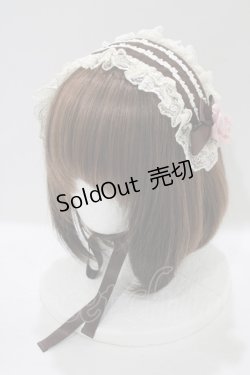 画像1: Innocent World / マジョリーヘッドドレス  ショコラ H-25-06-29-1077-IW-AC-NS-ZH