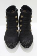 an another angelus / ナポレオンブーツ S（22.5〜23cm） ブラック H-25-06-29-1079-CA-SH-NS-ZH