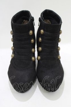 画像1: an another angelus / ナポレオンブーツ S（22.5〜23cm） ブラック H-25-06-29-1079-CA-SH-NS-ZH