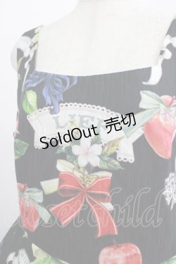 画像5: LIEF / アップルブロッサムジャンパースカート XL ブラック H-25-06-29-1007-LO-OP-NS-ZH