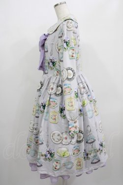 画像2: LIEF / 天使のカトラリーリボンワンピース M グレー H-25-06-29-1009-LO-OP-NS-ZH