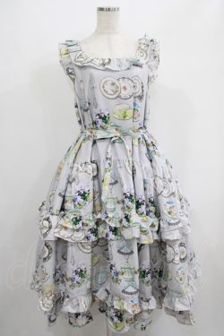 画像1: LIEF / 天使のカトラリージャンパースカート M グレー H-25-06-29-1010-LO-OP-NS-ZH