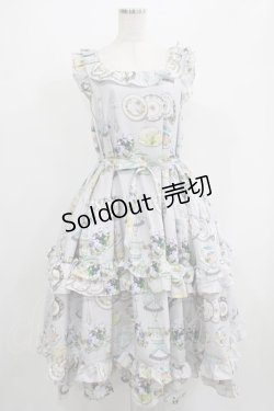 画像1: LIEF / 天使のカトラリージャンパースカート M グレー H-25-06-29-1010-LO-OP-NS-ZH