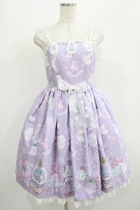 Angelic Pretty / Fancy Ornamentジャンパースカート Free ラベンダー H-25-06-29-1013-AP-OP-NS-ZH