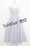 an another angelus / フロントコインラインワークキャミワンピース Free BLUE H-25-06-29-1018-CA-OP-NS-ZH