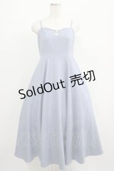 an another angelus / フロントコインラインワークキャミワンピース Free BLUE H-25-06-29-1018-CA-OP-NS-ZH