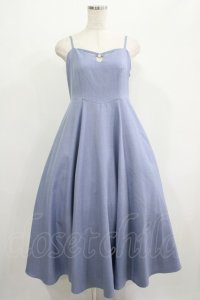 an another angelus / フロントコインラインワークキャミワンピース Free BLUE H-25-06-29-1018-CA-OP-NS-ZH