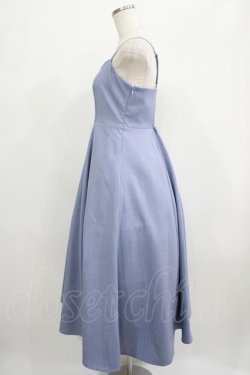 画像2: an another angelus / フロントコインラインワークキャミワンピース Free BLUE H-25-06-29-1018-CA-OP-NS-ZH