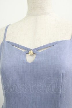 画像4: an another angelus / フロントコインラインワークキャミワンピース Free BLUE H-25-06-29-1018-CA-OP-NS-ZH