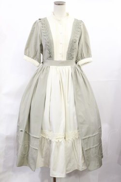 画像1: axes femme kawaii / エレガントドールワンピース M グリーン H-25-06-29-008-AX-OP-NS-ZH
