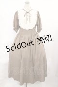 m petit by misako / ナシジムジキリカエワンピース M ブラウン H-25-06-29-009-LO-OP-NS-ZH