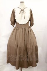 m petit by misako / ナシジムジキリカエワンピース M ブラウン H-25-06-29-009-LO-OP-NS-ZH