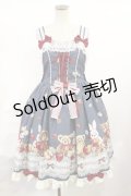 metamorphose / My dear friendsバッスルジャンパースカート Free シャドウブルー H-25-06-29-003-ME-OP-NS-ZH
