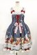 画像1: metamorphose / My dear friendsバッスルジャンパースカート Free シャドウブルー H-25-06-29-003-ME-OP-NS-ZH (1)