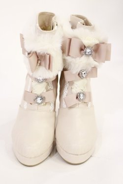 画像1: Lovely Tency / 眞白ありすコラボブーツ S ピンク H-25-06-29-031-LO-SH-NS-ZH