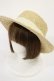 画像1: axes femme / チュールレースカンカン帽  ナチュラル H-25-06-29-032-AX-TO-NS-ZH (1)