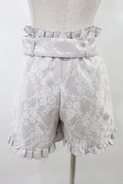 画像2: NOEMIE / レース裾フリルショートパンツ S ピンク H-25-06-30-026-LO-PA-YZ-ZH