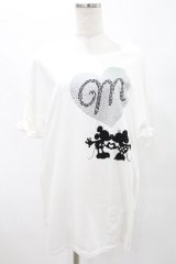 Secret Honey / ビッグTシャツ(ミッキーver.) free オフ H-25-06-30-035-CA-TS-NS-ZH
