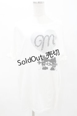 画像1: Secret Honey / ビッグTシャツ(ミッキーver.) free オフ H-25-06-30-035-CA-TS-NS-ZH
