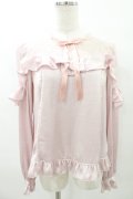Angelic Pretty / Lacy Frillブラウス Free ピンク H-25-06-30-041-AP-BL-NS-ZH
