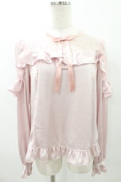 画像1: Angelic Pretty / Lacy Frillブラウス Free ピンク H-25-06-30-041-AP-BL-NS-ZH
