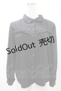 axes femme POETIQUE / ヨークピンタックブラウス M ブラック H-25-06-30-042-AX-BL-YZ-ZH