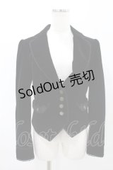 axes femme / ベロアジャケット M ブラック H-25-06-30-043-AX-JA-YZ-ZH