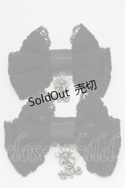 画像2: ALICE and the PIRATES / Historiaレースリボンクリップ  ブラック H-25-06-30-006-PA-AC-NS-ZH