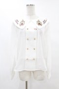 Amavel / Secret Royal Bearブラウス Free オフ/ボルドー H-25-06-30-1049-CA-BL-NS-ZH