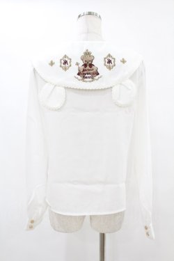 画像2: Amavel / Secret Royal Bearブラウス Free オフ/ボルドー H-25-06-30-1049-CA-BL-NS-ZH