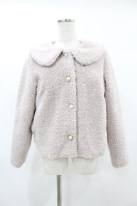 Ank Rouge / ショートボアジャケット M ピンク H-25-06-30-1057-CA-JA-NS-ZH