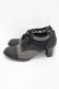 画像2: axes femme / 配色レースアップブーティー L(24.5cm） ブラック H-25-06-30-1001-AX-SH-NS-ZH (2)