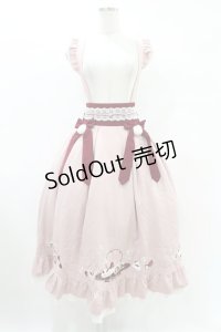 Amavel / うさいちごの和菓子ロングスカート Free ピンク H-25-06-30-1010-CA-SK-NS-ZH