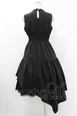 画像2: axes femme POETIQUE / コルセットデザインアシメワンピース M ブラック H-25-06-30-1017-AX-OP-NS-ZH