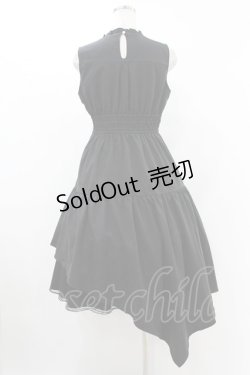 画像2: axes femme POETIQUE / コルセットデザインアシメワンピース M ブラック H-25-06-30-1017-AX-OP-NS-ZH