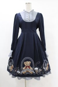 Amavel / Handmade Teddy Bearワンピース Free ネイビー H-25-06-30-1021-CA-OP-NS-ZH