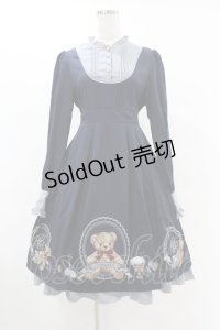 Amavel / Handmade Teddy Bearワンピース Free ネイビー H-25-06-30-1021-CA-OP-NS-ZH