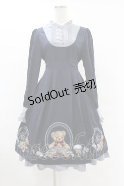 画像1: Amavel / Handmade Teddy Bearワンピース Free ネイビー H-25-06-30-1021-CA-OP-NS-ZH