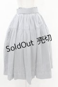 ROSA BIANCA / トラディショナルストライプのギャザースカート 表記なし スモーキーサックス H-25-06-30-1028-EL-SK-NS-ZH