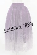 axes femme / グラデレースサーキュラースカート Free パープル H-25-06-30-1029-AX-SK-NS-ZH