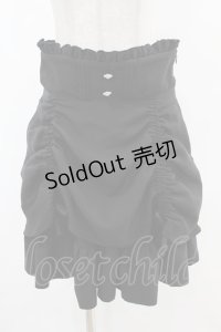 DearMyLove / ドロストフリルスカート 3L ブラック H-25-06-30-1034-EL-SK-NS-ZH